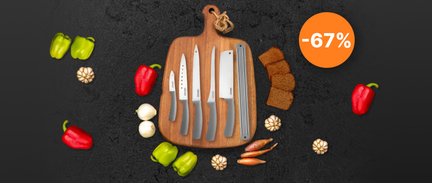 Set de cutite Chef (6 un.)